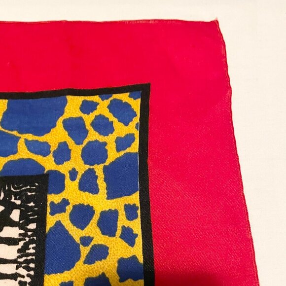 Vintage Semeley Scarf 45 x 45 Inch Made in Turkey - Picture 7 of 16